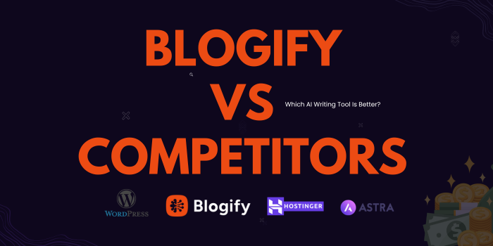 Blogify Competitors